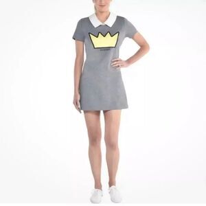 Riverdale Betty Cooper A Line Dress Costume Adult Size M/L Stretch Gray New